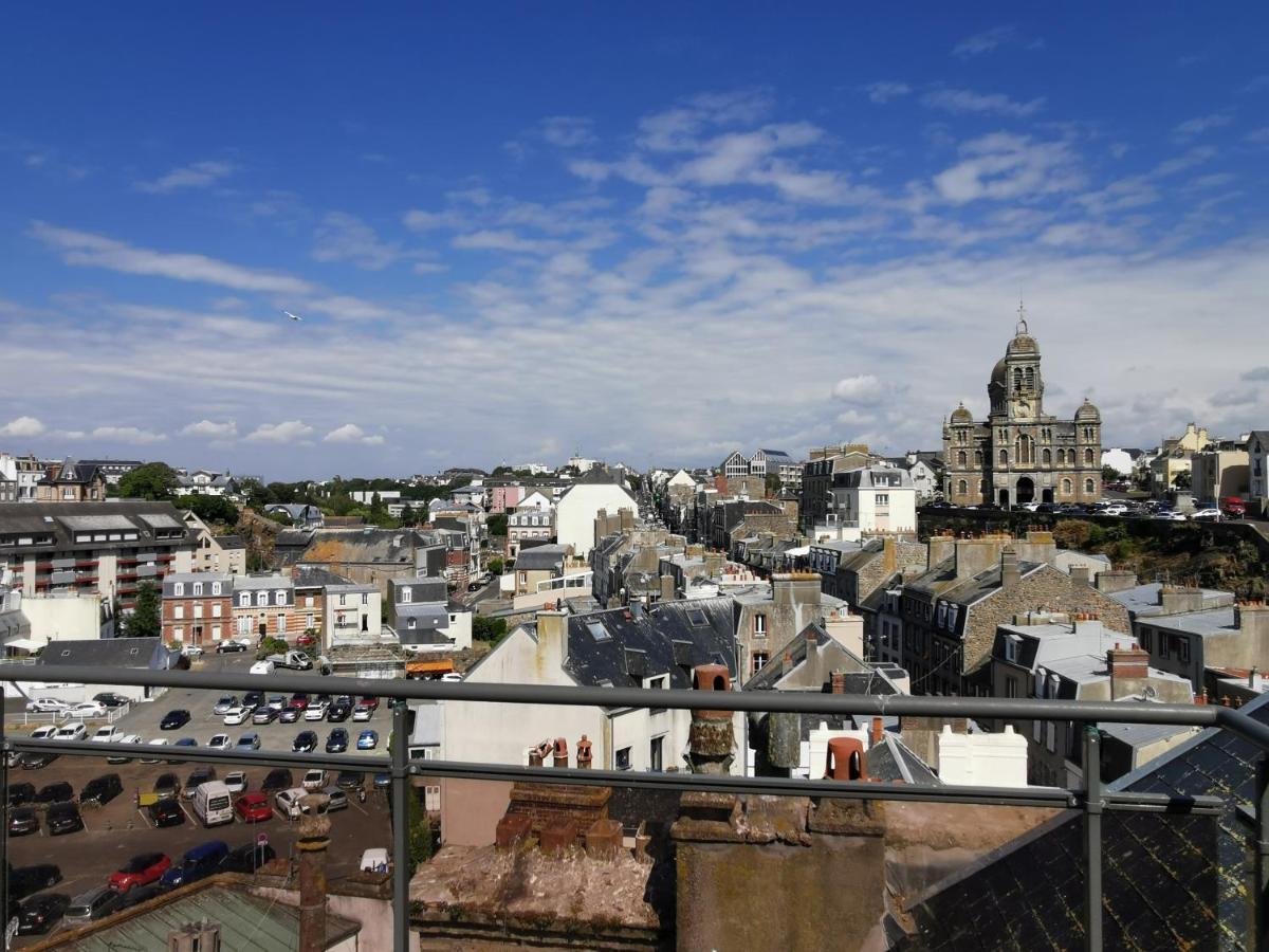 Le Balcon Des Vents Apartment Granville Bagian luar foto