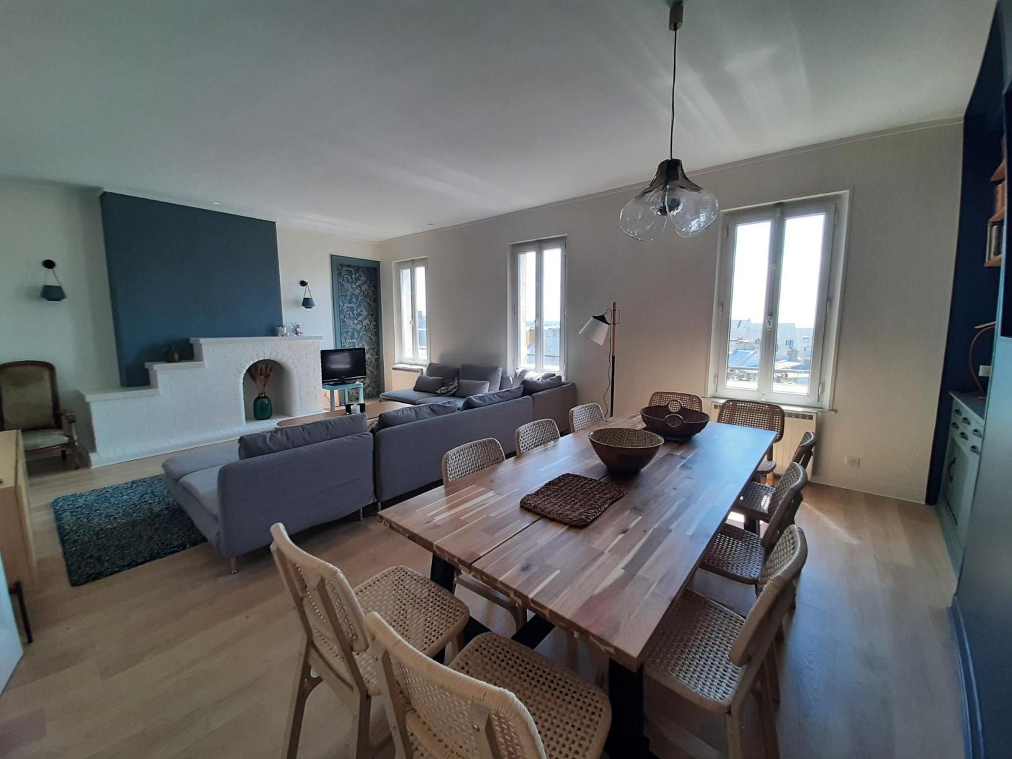 Le Balcon Des Vents Apartment Granville Bagian luar foto